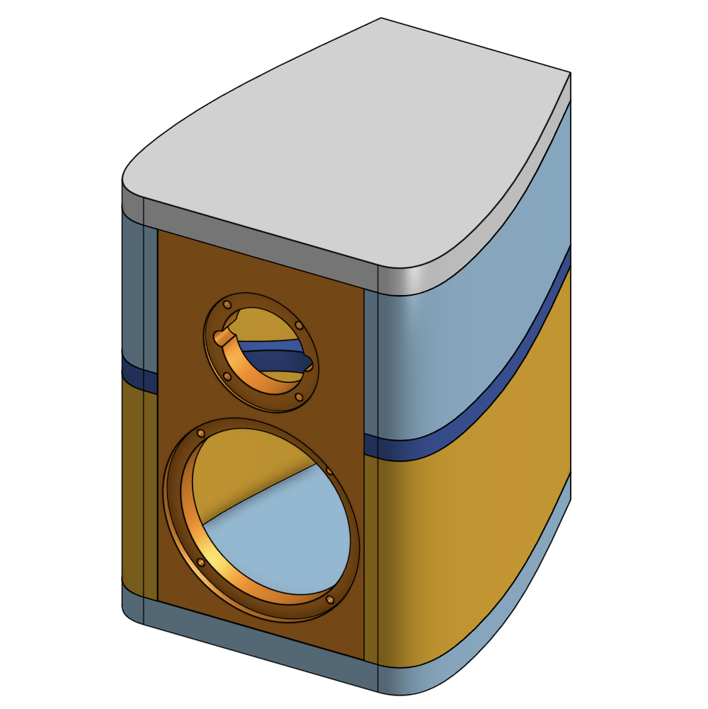 Stellar cabinet CAD model